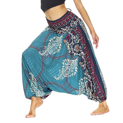 Dame Yogabukser Harem Yoga & Danse Sko Trening Treningsøkt Bunner Grafisk Lysegul Svart Gul Spandex sport Sportsklær Løstsittende
Dame Yogabukser Harem Yoga & Danse Sko Trening Treningsøkt Bunner Grafisk Lysegul Svart Gul Spandex sport Sportsklær Løstsittende
