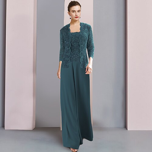 Pantalone Abito 3 pezzi Abito da cerimonia per signora Formale Elegante Squadrata Lungo Chiffon Di pizzo Senza maniche Stola inclusa con Lustrini 2023
Pantalone Abito 3 pezzi Abito da cerimonia per signora Formale Elegante Squadrata Lungo Chiffon Di pizzo Senza maniche Stola inclusa con Lustrini 2023