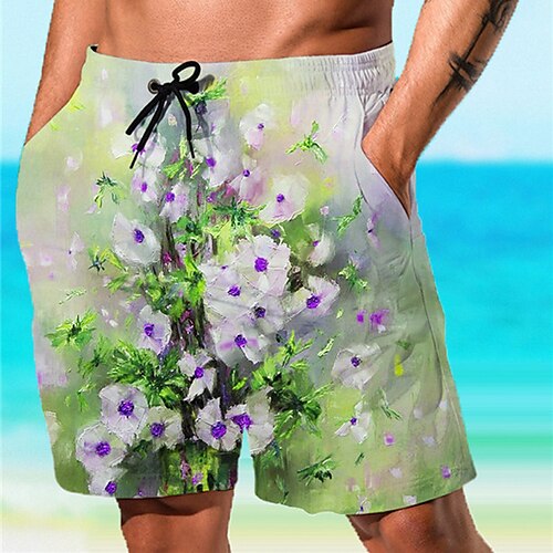 Herre Surfeshorts Badeshorts Snorer med mesh fôr Elastisk midje Grafiske trykk Blomst Hurtigtørkende Kort Avslappet Daglig Ferie Hawaiisk Bohem Rød Blå Mikroelastisk
Herre Surfeshorts Badeshorts Snorer med mesh fôr Elastisk midje Grafiske trykk Blomst Hurtigtørkende Kort Avslappet Daglig Ferie Hawaiisk Bohem Rød Blå Mikroelastisk
