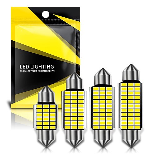 6stk OTOLAMPARA Bil LED Leselys Lisensplatelampe Interiørlys C5W Elpærer 480 lm SMD 5730 6 W 6000 k 30 Plug and play Superlett Beste kvalitet Til Universell Alle Modeller Alle år
6stk OTOLAMPARA Bil LED Leselys Lisensplatelampe Interiørlys C5W Elpærer 480 lm SMD 5730 6 W 6000 k 30 Plug and play Superlett Beste kvalitet Til Universell Alle Modeller Alle år