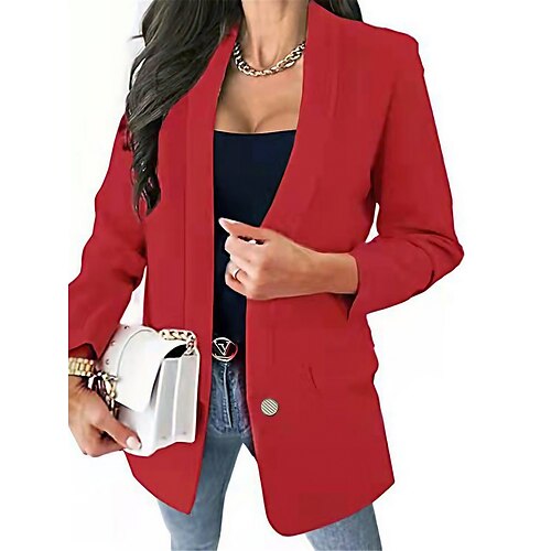 Per donna Giacca Ufficio Da tutti i giorni Da mare Estate Primavera Autunno Standard Cappotto Standard Tenere al caldo Antivento Traspirante Moda Moderno Da cerimonia Giacca Manica lunga Tinta unica
Per donna Giacca Ufficio Da tutti i giorni Da mare Estate Primavera Autunno Standard Cappotto Standard Tenere al caldo Antivento Traspirante Moda Moderno Da cerimonia Giacca Manica lunga Tinta unica