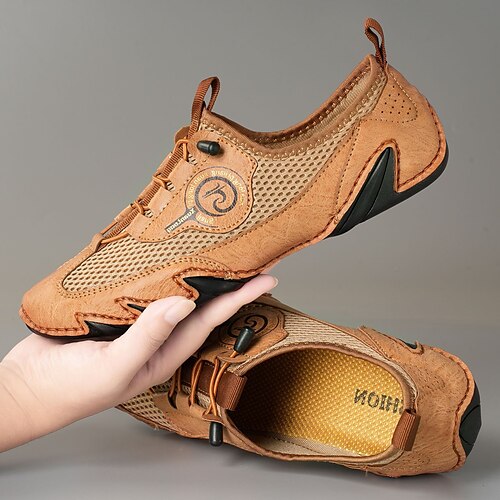Hombre Zapatillas de deporte Mocasín Tallas Grandes Deportivo Casual Exterior Diario Malla Transpirable Negro Marrón claro Color Caquí Bloque de color Verano
Hombre Zapatillas de deporte Mocasín Tallas Grandes Deportivo Casual Exterior Diario Malla Transpirable Negro Marrón claro Color Caquí Bloque de color Verano