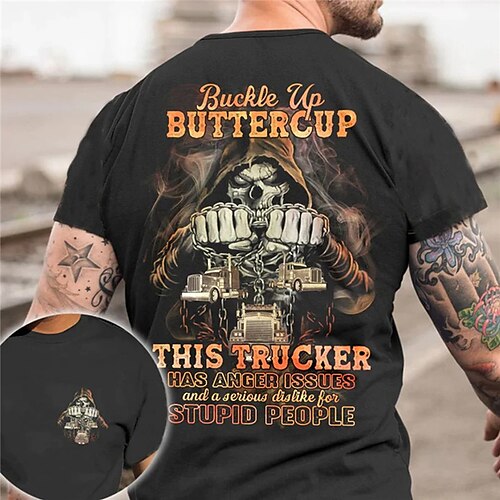 Herre T-shirt T-Shirts Grafisk Dødningehoveder Rund hals Tøj 3D-udskrivning udendørs Afslappet Kortærmet Trykt mønster Årgang Mode Designer
Herre T-shirt T-Shirts Grafisk Dødningehoveder Rund hals Tøj 3D-udskrivning udendørs Afslappet Kortærmet Trykt mønster Årgang Mode Designer