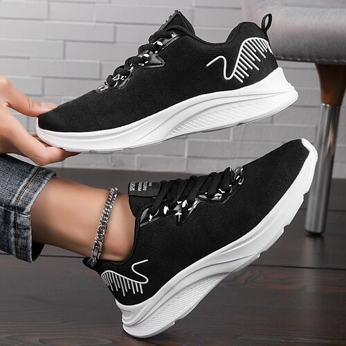 Per donna Scarpe da ginnastica Scarpe comfort Scarpe Flyknit Esterno Giornaliero Estate Lacci Piatto Punta tonda Per sport Informale Corsa Tessitura volante Con lacci intrecciali Bianco / nero
Per donna Scarpe da ginnastica Scarpe comfort Scarpe Flyknit Esterno Giornaliero Estate Lacci Piatto Punta tonda Per sport Informale Corsa Tessitura volante Con lacci intrecciali Bianco / nero