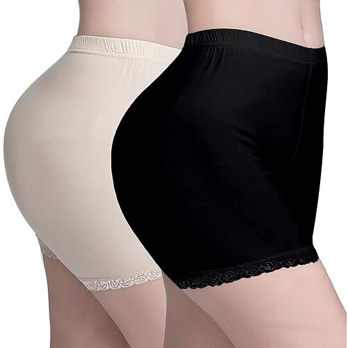Dame Shorts Formet beklædning Kapital Sort Hvid Beige Mode Afslappet / Hverdag Blonder Elastisk Korte Mavekontrol Ensfarvet En Størrelse Plus størrelse
Dame Shorts Formet beklædning Kapital Sort Hvid Beige Mode Afslappet / Hverdag Blonder Elastisk Korte Mavekontrol Ensfarvet En Størrelse Plus størrelse