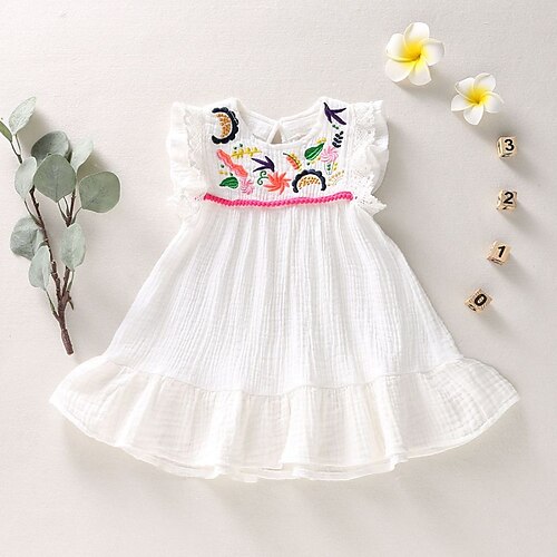 Bambino Da ragazza Vestito Cartoni animati Abito linea A Sopra il ginocchio Vestito Prestazioni Girocollo Manica corta Adorabile Vestito 3-7 anni Estate Bianco Rosa
Bambino Da ragazza Vestito Cartoni animati Abito linea A Sopra il ginocchio Vestito Prestazioni Girocollo Manica corta Adorabile Vestito 3-7 anni Estate Bianco Rosa