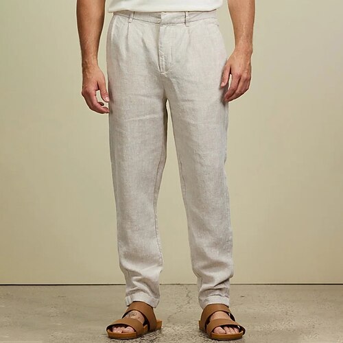 Per uomo Pantaloni di lino Pantaloni Pantaloni estivi Pantaloni da spiaggia Tasche Liscio Comfort Traspirante Esterno Giornaliero Per uscire Misto cotone e lino Di tendenza Streetwear Bianco
Per uomo Pantaloni di lino Pantaloni Pantaloni estivi Pantaloni da spiaggia Tasche Liscio Comfort Traspirante Esterno Giornaliero Per uscire Misto cotone e lino Di tendenza Streetwear Bianco