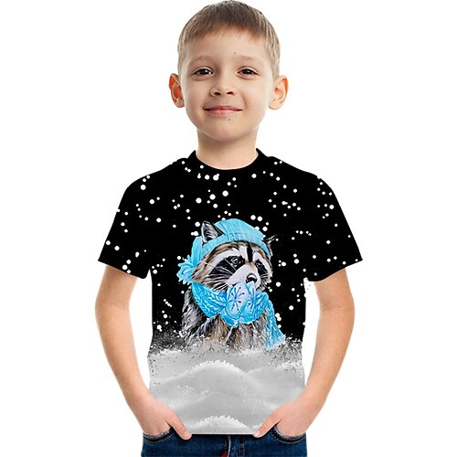mode dyreprint kortærmet t-shirt mode 3d-printede farverige skjorter til drenge og piger
mode dyreprint kortærmet t-shirt mode 3d-printede farverige skjorter til drenge og piger