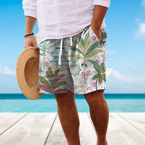 Herre Sommer shorts Strandshorts Snørelukning Elastisk Talje Grafisk Træ Planter Åndbart Blød Korte Afslappet Daglig Ferie Gade Hawaiiansk Rød Grøn Mikroelastisk
Herre Sommer shorts Strandshorts Snørelukning Elastisk Talje Grafisk Træ Planter Åndbart Blød Korte Afslappet Daglig Ferie Gade Hawaiiansk Rød Grøn Mikroelastisk