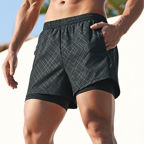 Men's Active Shorts Shorts Running Shorts Casual Shorts With Compression Liner Stripe Plain Camouflage Comfort Breathable Outdoor Daily Going out Fashion Streetwear Black Blue
Men's Active Shorts Shorts Running Shorts Casual Shorts With Compression Liner Stripe Plain Camouflage Comfort Breathable Outdoor Daily Going out Fashion Streetwear Black Blue