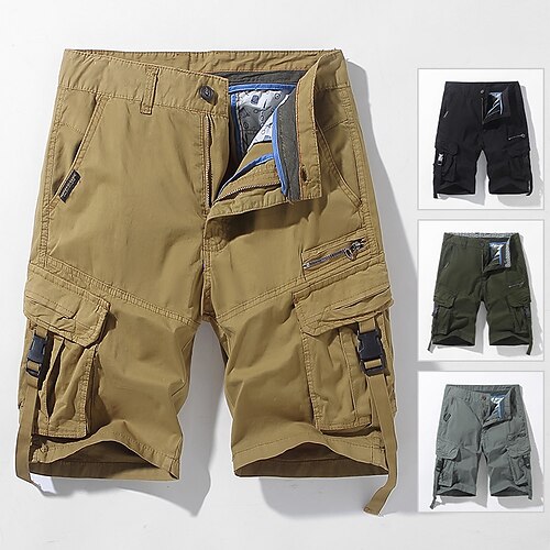 Per uomo Pantaloni cargo Pantaloncini modello cargo Bermuda cargo da escursione Militare Esterno Morbido Comodo Pantaloncini / Cosciali Tasca con cerniera Nero Verde militare Cotone Campeggio
Per uomo Pantaloni cargo Pantaloncini modello cargo Bermuda cargo da escursione Militare Esterno Morbido Comodo Pantaloncini / Cosciali Tasca con cerniera Nero Verde militare Cotone Campeggio