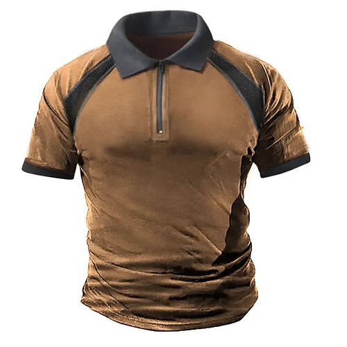 Herre POLO T-skjorte Golf skjorte Avslappet Ferie Knaphul Quarter Zip Kortermet Mote Grunnleggende عادي Quarter Zip Sommer Normal Brun POLO T-skjorte
Herre POLO T-skjorte Golf skjorte Avslappet Ferie Knaphul Quarter Zip Kortermet Mote Grunnleggende عادي Quarter Zip Sommer Normal Brun POLO T-skjorte