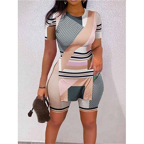 Per donna Plus Size loungewear Completi Alfabetico Griglia / Scacchi Di tendenza Informale Strada Appuntamento Aeroporto Poliestere Traspirante Manica corta maglietta Pantaloncini Estate Primavera
Per donna Plus Size loungewear Completi Alfabetico Griglia / Scacchi Di tendenza Informale Strada Appuntamento Aeroporto Poliestere Traspirante Manica corta maglietta Pantaloncini Estate Primavera