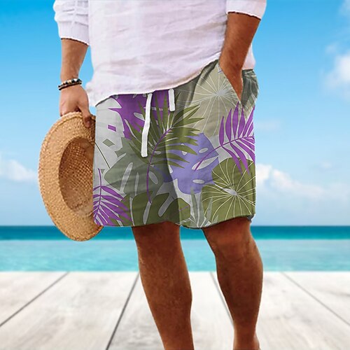 Herre Sommer shorts Strandshorts Snørelukning Elastisk Talje 3D-udskrivning Grafisk Blad Planter Åndbart Blød Korte Afslappet Daglig Ferie Gade Hawaiiansk Vin Blå Mikroelastisk
Herre Sommer shorts Strandshorts Snørelukning Elastisk Talje 3D-udskrivning Grafisk Blad Planter Åndbart Blød Korte Afslappet Daglig Ferie Gade Hawaiiansk Vin Blå Mikroelastisk