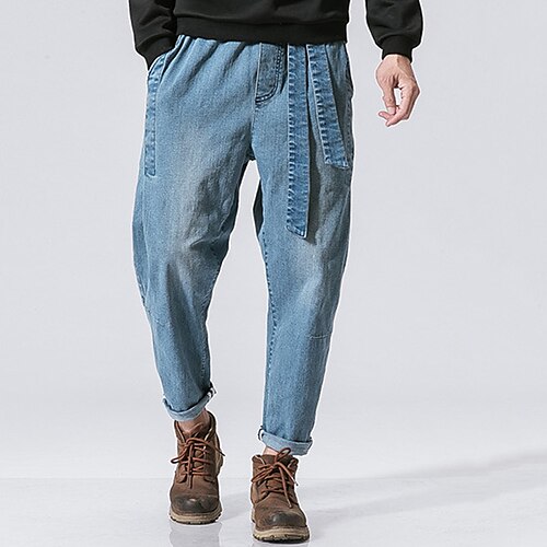 Per uomo Jeans Pantaloni Pantaloni di denim Tasche A cordoncino Vita elastica Liscio Comfort Indossabile Giornaliero Per eventi Per uscire Denim Moda Classico Nero Azzurro
Per uomo Jeans Pantaloni Pantaloni di denim Tasche A cordoncino Vita elastica Liscio Comfort Indossabile Giornaliero Per eventi Per uscire Denim Moda Classico Nero Azzurro
