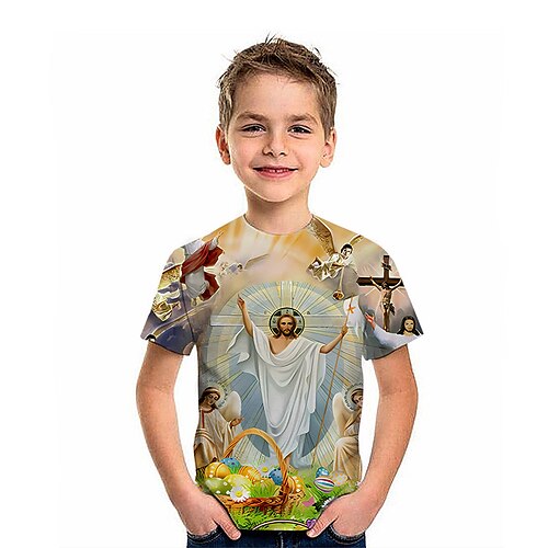 Børn Drenge T-shirt T-shirt Grafisk Kortærmet Crewneck Børne Top udendørs 3D-udskrivning Mode Daglig Sommer Blå 2-13 år
Børn Drenge T-shirt T-shirt Grafisk Kortærmet Crewneck Børne Top udendørs 3D-udskrivning Mode Daglig Sommer Blå 2-13 år