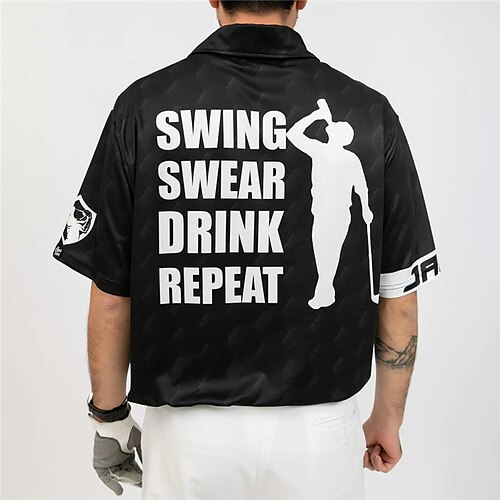 Herre POLO Trøje Golftrøje Bogstaver Grafiske tryk Golf Aftæpning Sort udendørs Gade Kort Ærme Trykt mønster Tøj Sport Mode Gade Designer
Herre POLO Trøje Golftrøje Bogstaver Grafiske tryk Golf Aftæpning Sort udendørs Gade Kort Ærme Trykt mønster Tøj Sport Mode Gade Designer