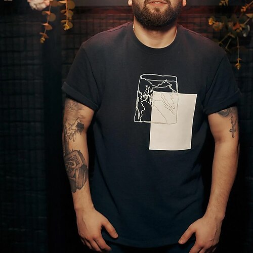 Herre Plusstørrelser Store Høje T-shirt T-Shirts Rund Hals Sort Kort Ærme udendørs I-byen-tøj Trykt mønster Grafiske tryk Tøj Bomuldsblanding Gade Stilfuld Afslappet
Herre Plusstørrelser Store Høje T-shirt T-Shirts Rund Hals Sort Kort Ærme udendørs I-byen-tøj Trykt mønster Grafiske tryk Tøj Bomuldsblanding Gade Stilfuld Afslappet