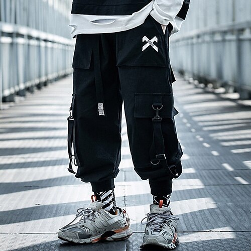 Per uomo Pantaloni cargo Pantaloni cascante Abbigliamento tecnico Tasca con patta Liscio Comfort Traspirante Esterno Giornaliero Per uscire Di tendenza Streetwear Nero
Per uomo Pantaloni cargo Pantaloni cascante Abbigliamento tecnico Tasca con patta Liscio Comfort Traspirante Esterno Giornaliero Per uscire Di tendenza Streetwear Nero