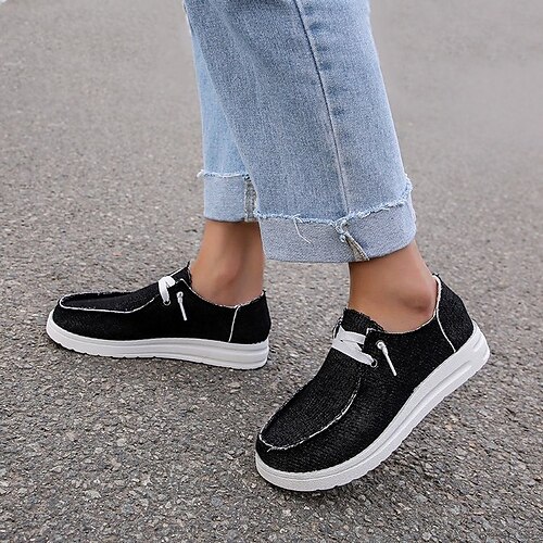 Per donna Scarpe da ginnastica Scarpe comfort Esterno Piatto Punta tonda Collegiale Denim Con lacci intrecciali Leopardo Nero Rosa
Per donna Scarpe da ginnastica Scarpe comfort Esterno Piatto Punta tonda Collegiale Denim Con lacci intrecciali Leopardo Nero Rosa