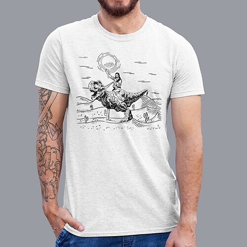 Herre Store størrelser Big Tall T skjorte T-skjorter Crewneck Hvit Grå Kort Erme utendørs Ut på byen Trykt mønster Grafiske trykk Jesus Klær Bomullsblanding Gatemote Stilfull Fritid
Herre Store størrelser Big Tall T skjorte T-skjorter Crewneck Hvit Grå Kort Erme utendørs Ut på byen Trykt mønster Grafiske trykk Jesus Klær Bomullsblanding Gatemote Stilfull Fritid