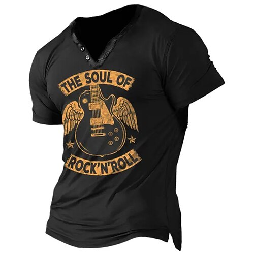 Herre T-shirt Grafiske T-shirts Cool skjorte Grafiske tryk Guitar V-hals Varm Stempling Gade Ferierejse Kort Ærme Trykt mønster Tøj Designer Basale Moderne Moderne
Herre T-shirt Grafiske T-shirts Cool skjorte Grafiske tryk Guitar V-hals Varm Stempling Gade Ferierejse Kort Ærme Trykt mønster Tøj Designer Basale Moderne Moderne