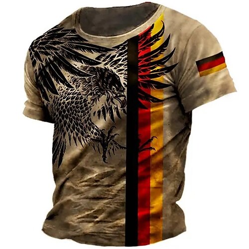 Herren T Shirt Tee Graphic Tier Adler Rundhalsausschnitt Bekleidung 3D-Druck Outdoor Casual Kurzarm Bedruckt Vintage Modisch Designer
Herren T Shirt Tee Graphic Tier Adler Rundhalsausschnitt Bekleidung 3D-Druck Outdoor Casual Kurzarm Bedruckt Vintage Modisch Designer