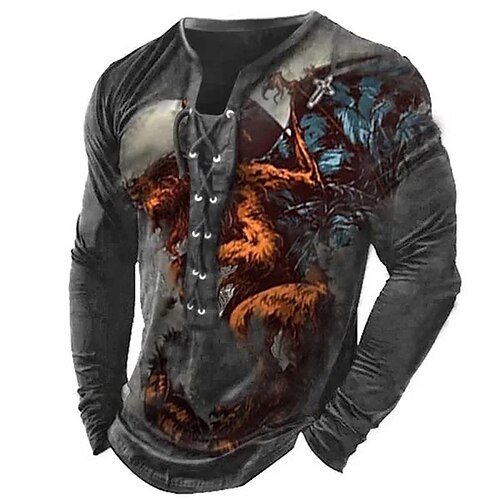 Herre T-shirt T-Shirts Grafisk Abstrakt Krave Tøj 3D-udskrivning Afslappet Daglig Langærmet Blondér Trykt mønster Mode Designer Bekvem
Herre T-shirt T-Shirts Grafisk Abstrakt Krave Tøj 3D-udskrivning Afslappet Daglig Langærmet Blondér Trykt mønster Mode Designer Bekvem
