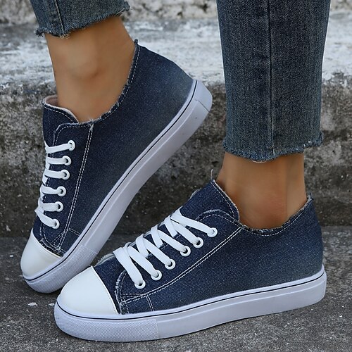 Per donna Scarpe da ginnastica Taglie forti Scarpe di tela Esterno Giornaliero Marcia Piatto Punta tonda Classico Informale Footing Di corda Con lacci intrecciali Tinta unica Blu scuro
Per donna Scarpe da ginnastica Taglie forti Scarpe di tela Esterno Giornaliero Marcia Piatto Punta tonda Classico Informale Footing Di corda Con lacci intrecciali Tinta unica Blu scuro