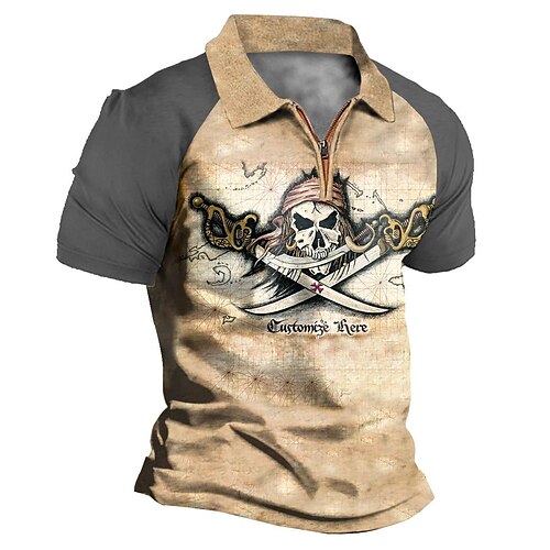 Per uomo POLO Camicia da golf Golf Teschi Stampe astratte Vintage ▾ Collo ripiegabile Cachi Esterno Strada Maniche corte Cerniera Stampa Abbigliamento Di tendenza Originale Informale Traspirante
Per uomo POLO Camicia da golf Golf Teschi Stampe astratte Vintage ▾ Collo ripiegabile Cachi Esterno Strada Maniche corte Cerniera Stampa Abbigliamento Di tendenza Originale Informale Traspirante