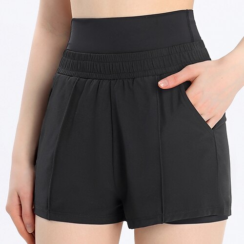 Dame Løpeshorts Gymshorts Lomme 2 i 1 Høy Midje Bunner Atletisk treningsklær Spandex Midjekontroll Pustende Fukttransport Trening Treningsøkt Maraton Sports Sportsklær Lilla Svart Blå
Dame Løpeshorts Gymshorts Lomme 2 i 1 Høy Midje Bunner Atletisk treningsklær Spandex Midjekontroll Pustende Fukttransport Trening Treningsøkt Maraton Sports Sportsklær Lilla Svart Blå