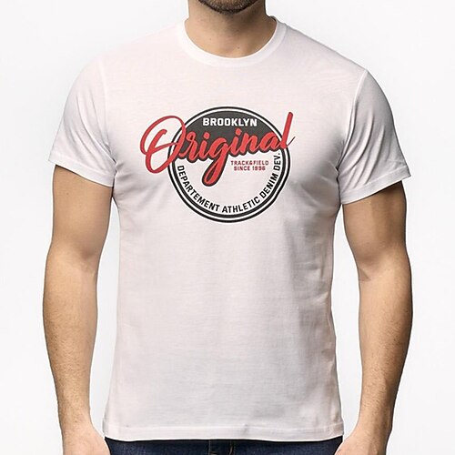 Herre Store størrelser Big Tall T skjorte T-skjorter Crewneck Hvit Kort Erme utendørs Ut på byen Trykt mønster Bokstaver Grafiske trykk Klær Bomullsblanding Gatemote Stilfull Fritid
Herre Store størrelser Big Tall T skjorte T-skjorter Crewneck Hvit Kort Erme utendørs Ut på byen Trykt mønster Bokstaver Grafiske trykk Klær Bomullsblanding Gatemote Stilfull Fritid