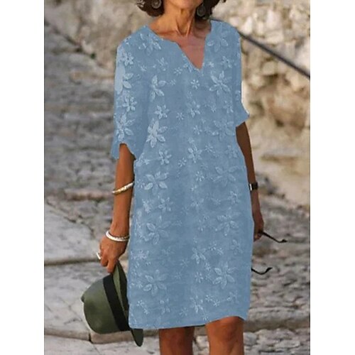 Per donna Vestito casual Vestito a trapezio Abito estivo Floreale Stampa A V Vestito longuette Di tendenza Essenziale Esterno Giornaliero Mezza manica Morbido Nero Blu Estate Primavera S M L XL XXL
Per donna Vestito casual Vestito a trapezio Abito estivo Floreale Stampa A V Vestito longuette Di tendenza Essenziale Esterno Giornaliero Mezza manica Morbido Nero Blu Estate Primavera S M L XL XXL