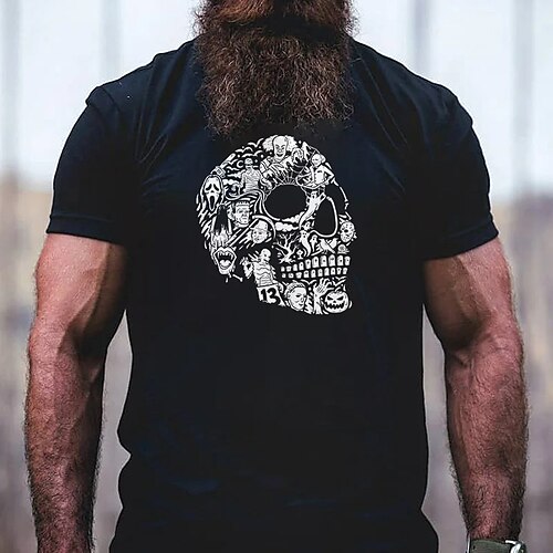 Per uomo Plus Size Grande Alto maglietta Magliette Girocollo Nero Maniche corte Esterno Per uscire Top sportivi Stampa Pop art Teschi Abbigliamento Misto cotone Streetwear Moda Vintage
Per uomo Plus Size Grande Alto maglietta Magliette Girocollo Nero Maniche corte Esterno Per uscire Top sportivi Stampa Pop art Teschi Abbigliamento Misto cotone Streetwear Moda Vintage