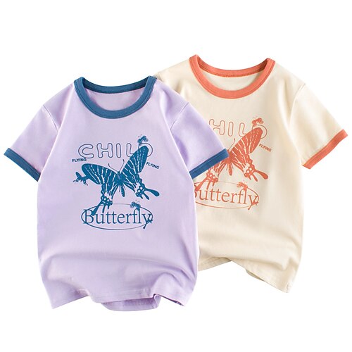 Bambino Da ragazza maglietta Animali Informale Manica corta Di tendenza 7-13 anni Estate Viola Beige
Bambino Da ragazza maglietta Animali Informale Manica corta Di tendenza 7-13 anni Estate Viola Beige