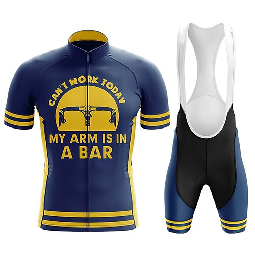 21Grams Herre Cykeltrøje og shorts med seler Kortærmet Bjerg Cykling Vej Cykling Sort Gul Mørkeblå Grafisk Cykel Svedtransporende Hurtigtørrende Spandex Sport Grafisk Bogstav & Nummer Tøj
21Grams Herre Cykeltrøje og shorts med seler Kortærmet Bjerg Cykling Vej Cykling Sort Gul Mørkeblå Grafisk Cykel Svedtransporende Hurtigtørrende Spandex Sport Grafisk Bogstav & Nummer Tøj