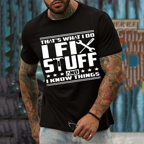 Herre T skjorte Grafiske T-skjorter Kul skjorte Bokstaver Grafiske trykk Hobby Crew-hals Varm stempling Gate Feriereise Kort Erme Trykt mønster Klær Designer Grunnleggende Moderne Moderne
Herre T skjorte Grafiske T-skjorter Kul skjorte Bokstaver Grafiske trykk Hobby Crew-hals Varm stempling Gate Feriereise Kort Erme Trykt mønster Klær Designer Grunnleggende Moderne Moderne