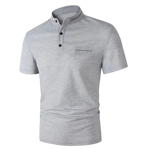 Herre POLO T-skjorte Golf skjorte Avslappet Ferie Høy krage Kortermet Mote Grunnleggende عادي Knapp Sommer Normal Kongeblå Brun Grå POLO T-skjorte
Herre POLO T-skjorte Golf skjorte Avslappet Ferie Høy krage Kortermet Mote Grunnleggende عادي Knapp Sommer Normal Kongeblå Brun Grå POLO T-skjorte