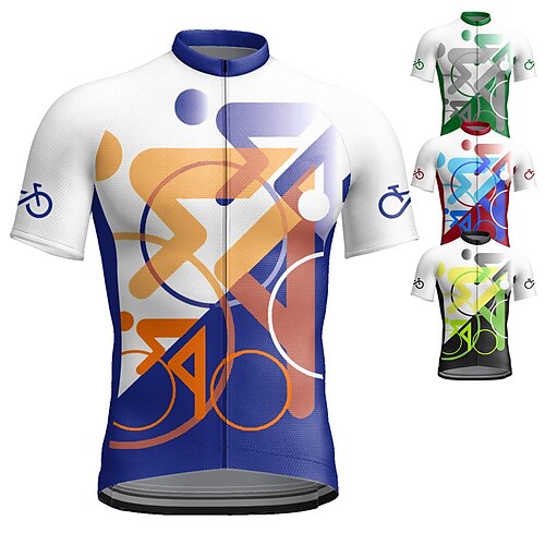 21Grams Per uomo Maglia da ciclismo Manica corta Bicicletta Superiore con 3 tasche posteriori Ciclismo da montagna Cicismo su strada Traspirante Traspirazione umidità Asciugatura rapida Strisce
21Grams Per uomo Maglia da ciclismo Manica corta Bicicletta Superiore con 3 tasche posteriori Ciclismo da montagna Cicismo su strada Traspirante Traspirazione umidità Asciugatura rapida Strisce