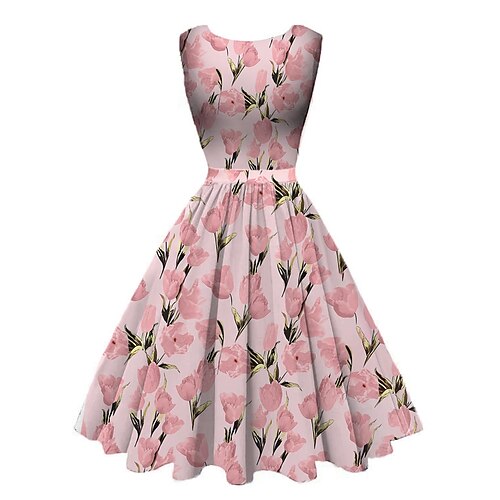 Per donna Retrò Vintage Abito vintage Vestito longuette Giornaliero Appuntamento Increspato Stampa Floreale Girocollo Senza maniche Taglia piccola Estate Primavera 2023 Rosa Blu S M L XL
Per donna Retrò Vintage Abito vintage Vestito longuette Giornaliero Appuntamento Increspato Stampa Floreale Girocollo Senza maniche Taglia piccola Estate Primavera 2023 Rosa Blu S M L XL