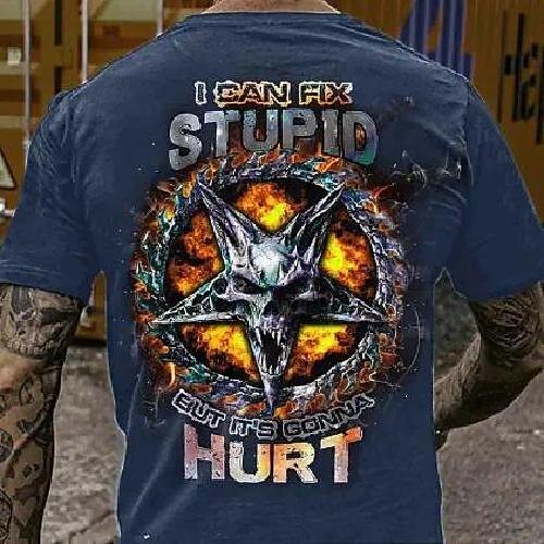 Herre T-shirt T-Shirts Grafisk Dødningehoveder Rund hals Tøj 3D-udskrivning udendørs Afslappet Kortærmet Trykt mønster Årgang Mode Designer
Herre T-shirt T-Shirts Grafisk Dødningehoveder Rund hals Tøj 3D-udskrivning udendørs Afslappet Kortærmet Trykt mønster Årgang Mode Designer