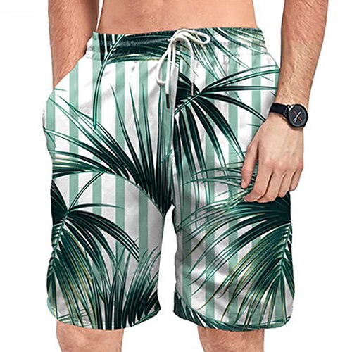 Herre Surf shorts Badeshorts Sommer shorts Strandshorts Snørelukning med mesh-for Elastisk Talje Blad Stribe Grafiske tryk Hurtigtørrende Korte Afslappet Daglig Ferie Boheme Hawaiiansk Grøn
Herre Surf shorts Badeshorts Sommer shorts Strandshorts Snørelukning med mesh-for Elastisk Talje Blad Stribe Grafiske tryk Hurtigtørrende Korte Afslappet Daglig Ferie Boheme Hawaiiansk Grøn