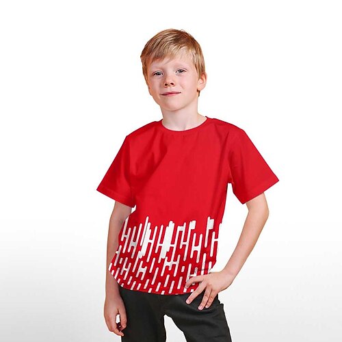 Barn Gutt T skjorte T-skjorte Grafisk Kortermet Crewneck Barn Topp Avslappet 3D-utskrift Daglig Sommer Rød 4 år
Barn Gutt T skjorte T-skjorte Grafisk Kortermet Crewneck Barn Topp Avslappet 3D-utskrift Daglig Sommer Rød 4 år