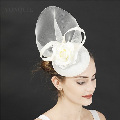 fascinators sinamay Bryllup Kentucky Derby Mode Elegant Med Fjer Blomster Medaljon Hovedbeklædning
fascinators sinamay Bryllup Kentucky Derby Mode Elegant Med Fjer Blomster Medaljon Hovedbeklædning