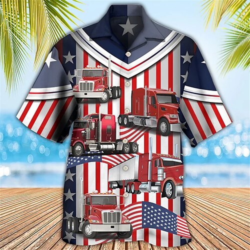 Herre Skjorte Hawaii skjorte Bil Grafiske trykk Amerikansk flagg cubansk krage Rød Lilla Grønn Avslappet Hawaiisk Kortermet Trykt mønster Klær Sport Mote Gatemote Designer
Herre Skjorte Hawaii skjorte Bil Grafiske trykk Amerikansk flagg cubansk krage Rød Lilla Grønn Avslappet Hawaiisk Kortermet Trykt mønster Klær Sport Mote Gatemote Designer