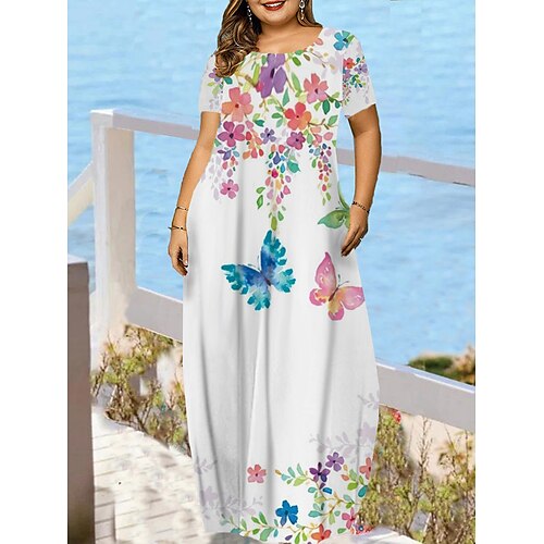donna plus size abito maglione casual grafico floreale abito lungo maglione maxi abito maglione senza maniche tasca stampa girocollo moda quotidiano bianco blu scuro estate primavera l xl xxl 3xl 4xl
donna plus size abito maglione casual grafico floreale abito lungo maglione maxi abito maglione senza maniche tasca stampa girocollo moda quotidiano bianco blu scuro estate primavera l xl xxl 3xl 4xl