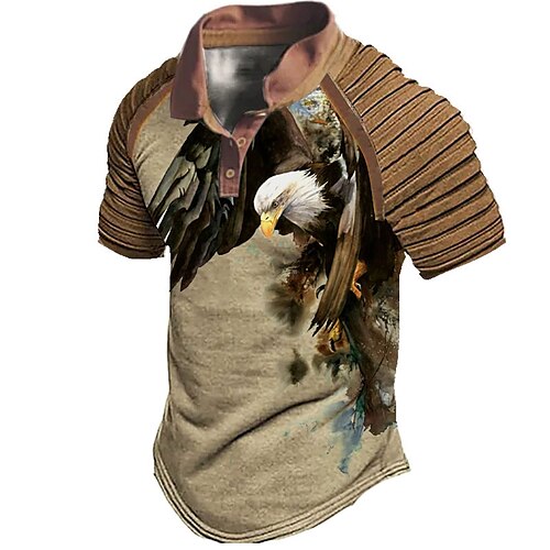 Per uomo POLO Camicia da golf Golf Stampe astratte Aquila Collo ripiegabile Verde militare Blu Marrone Verde Cachi Esterno Strada Maniche corte Stampa Abbigliamento Sportivo Di tendenza Originale
Per uomo POLO Camicia da golf Golf Stampe astratte Aquila Collo ripiegabile Verde militare Blu Marrone Verde Cachi Esterno Strada Maniche corte Stampa Abbigliamento Sportivo Di tendenza Originale