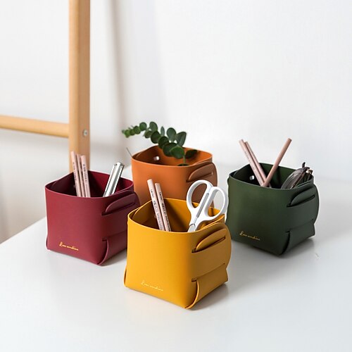 casa creativo desktop organizer in pelle cesto portapenne disordine chiave cuffie scatola di immagazzinaggio trucco organizer cesto all'ingrosso
casa creativo desktop organizer in pelle cesto portapenne disordine chiave cuffie scatola di immagazzinaggio trucco organizer cesto all'ingrosso