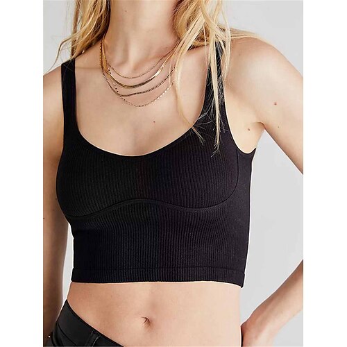 Per donna loungewear Top Colore puro Di tendenza Sport Semplice Strada Appuntamento Aeroporto Poliestere Traspirante Girocollo Senza maniche Schiena scoperta Estate Primavera Nero Bianco
Per donna loungewear Top Colore puro Di tendenza Sport Semplice Strada Appuntamento Aeroporto Poliestere Traspirante Girocollo Senza maniche Schiena scoperta Estate Primavera Nero Bianco