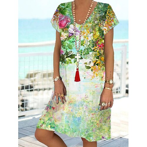 abito maglione a trapezio da donna di media lunghezza manica corta vacanza floreale 2023 primavera ed estate scollo a V fine settimana casual
abito maglione a trapezio da donna di media lunghezza manica corta vacanza floreale 2023 primavera ed estate scollo a V fine settimana casual